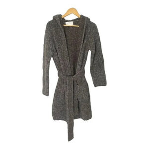 Fabianna Filippi Chunky Hooded Wool Cardigan